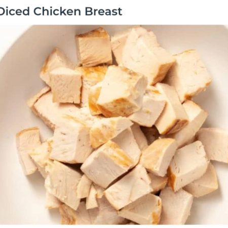 Grilled and diced chicken breast 500g